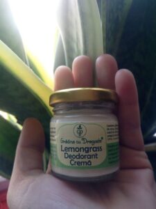 Deodorant cremă cu Lemongrass 30 ml