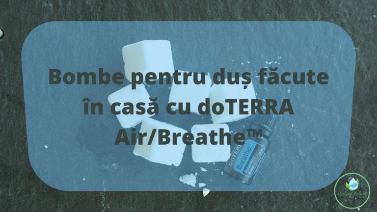 Bombe pentru duș făcute în casă cu doTERRA Air/Breath™